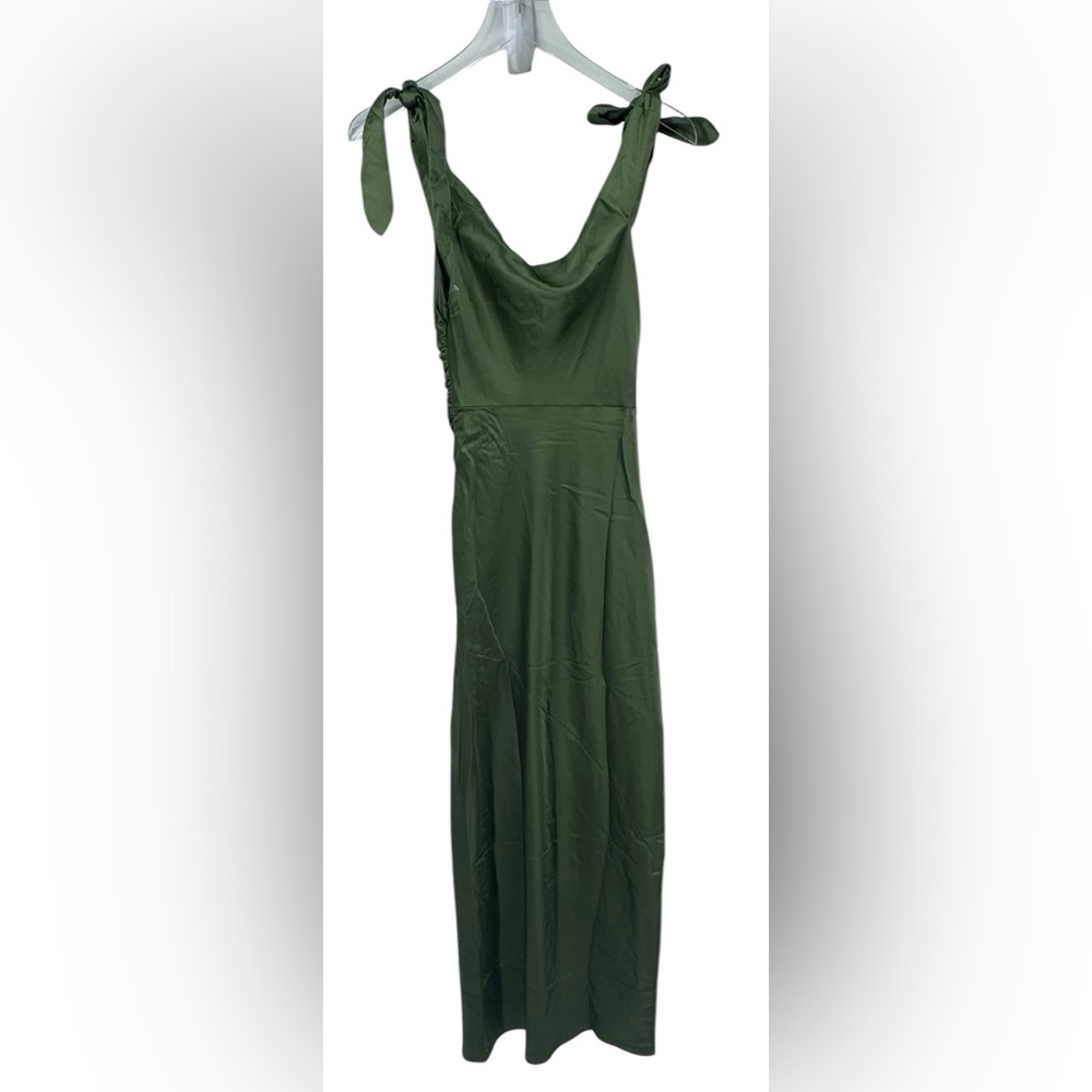 Petal & Pup Selma Off Shoulder Olive Dress size S B610 - Picture 5 of 5